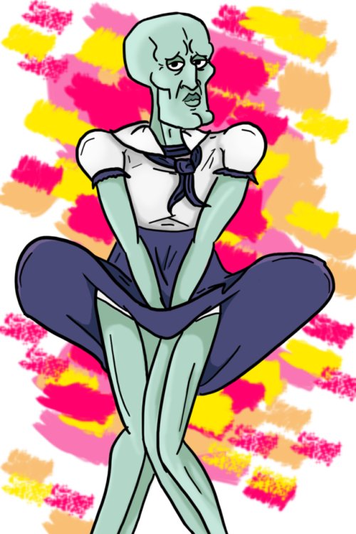 I Had To Make This With My Own Two Hands, Now You Have - My Squidward (500x750), Png Download