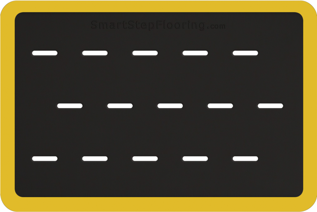 Slotted 3/4" Anti-fatigue Mat - Computer Keyboard (1024x1024), Png Download