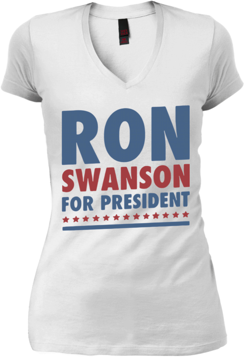 Ron Swanson For President Shirt - Active Shirt (1155x1155), Png Download
