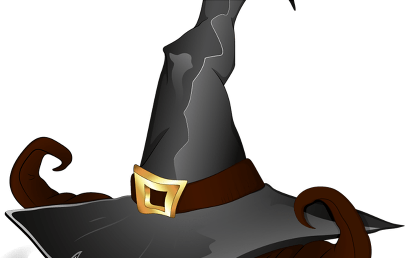 Pin By Kim Heiser On Halloween Clip Pinterest Witch, - Icone Chapeu De Bruxa (1368x855), Png Download
