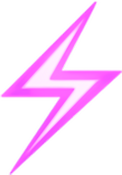 Pink Sticker - Lightning Heymoritz (1024x1024), Png Download
