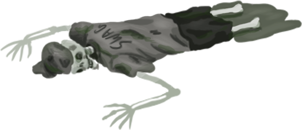 Swag Skeleton - Velociraptor (720x720), Png Download