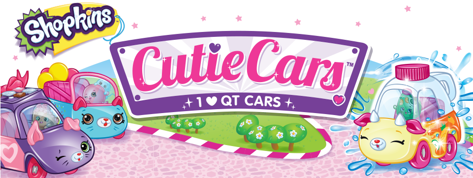 Cutiecars - Shopkins (960x371), Png Download