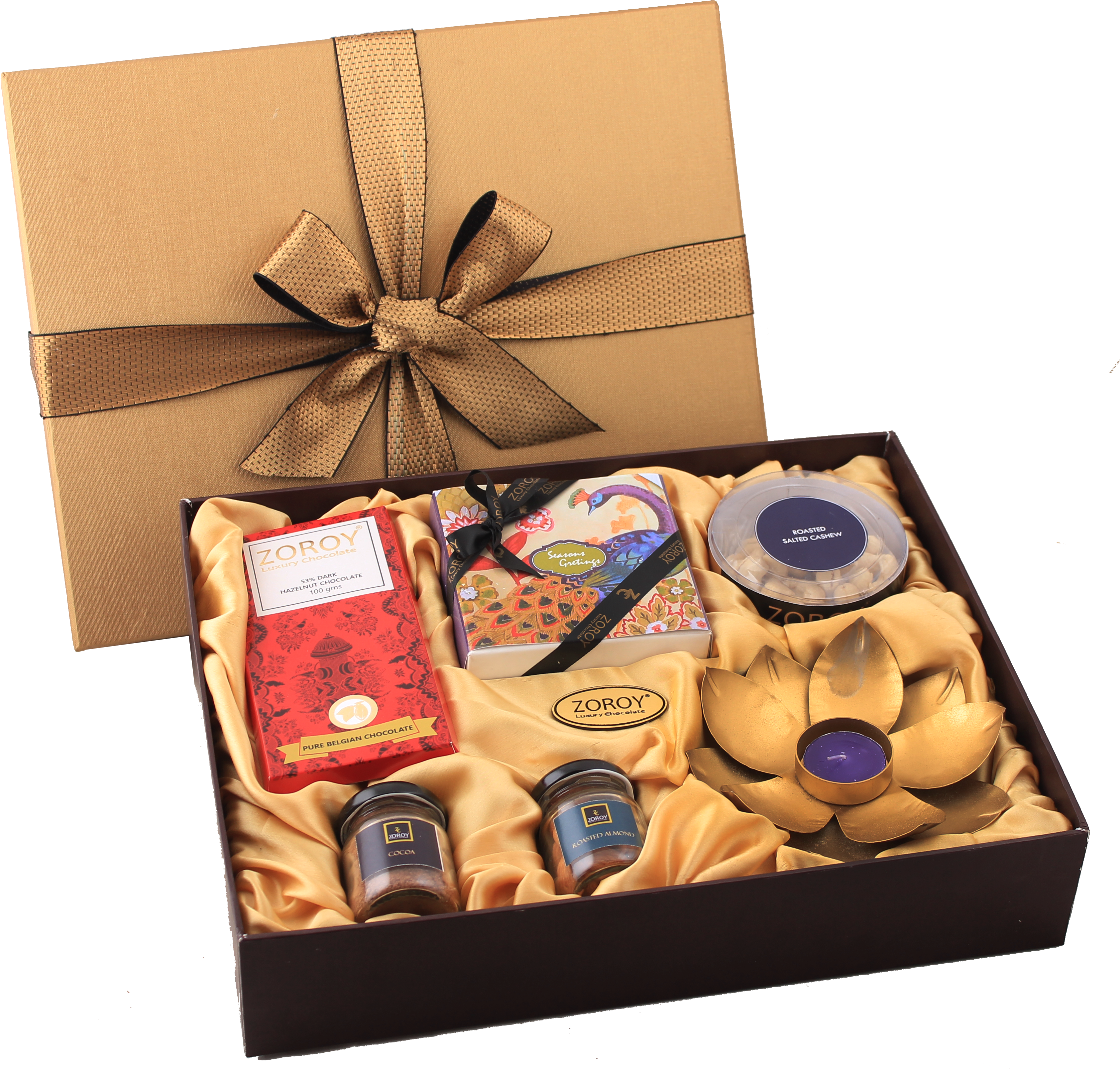 Diwali Medium Festive Box Of Assorted Dry Fruits And - Diwali Dry Fruit Box (3480x3336), Png Download