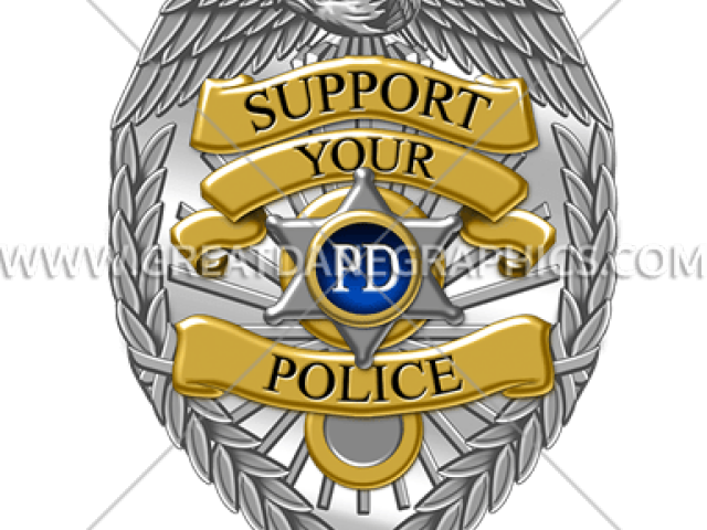 Police Badge Art - Emblem (640x480), Png Download