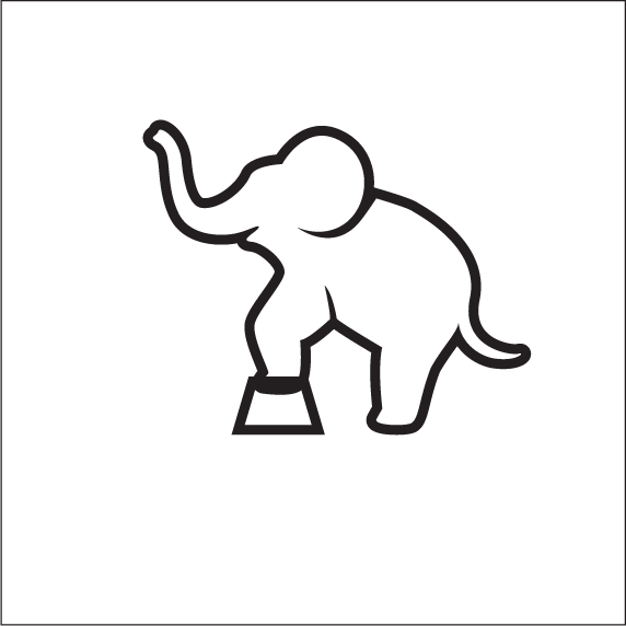 U61-circus,present - Indian Elephant (572x572), Png Download