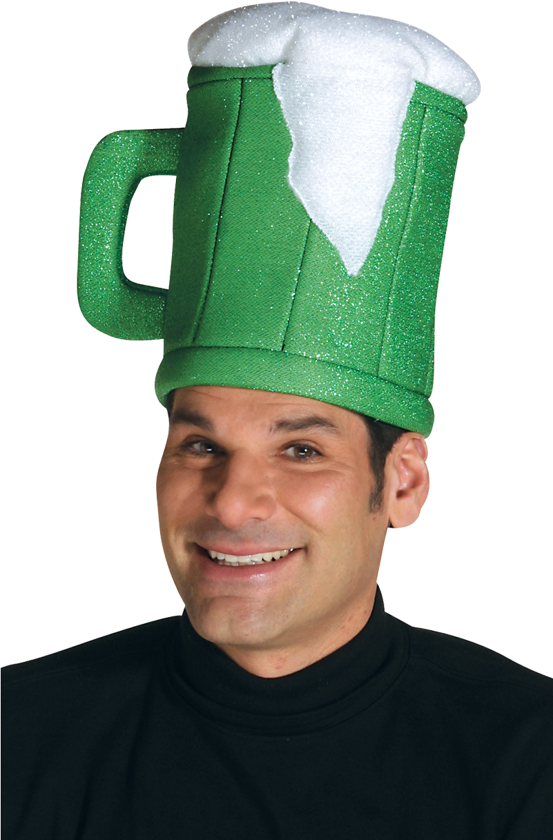 Green Beer Mug Hat - Green Beer (800x1268), Png Download