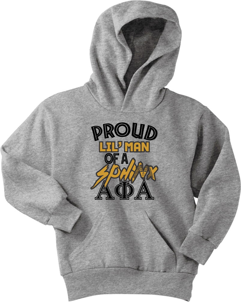 Alpha Phi Alpha Proud Lil Man - Sweatshirt (1024x1024), Png Download