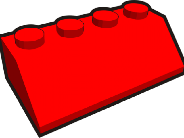 Brick Clipart Great Wall China - Lego Brick 1x2 Png (640x480), Png Download