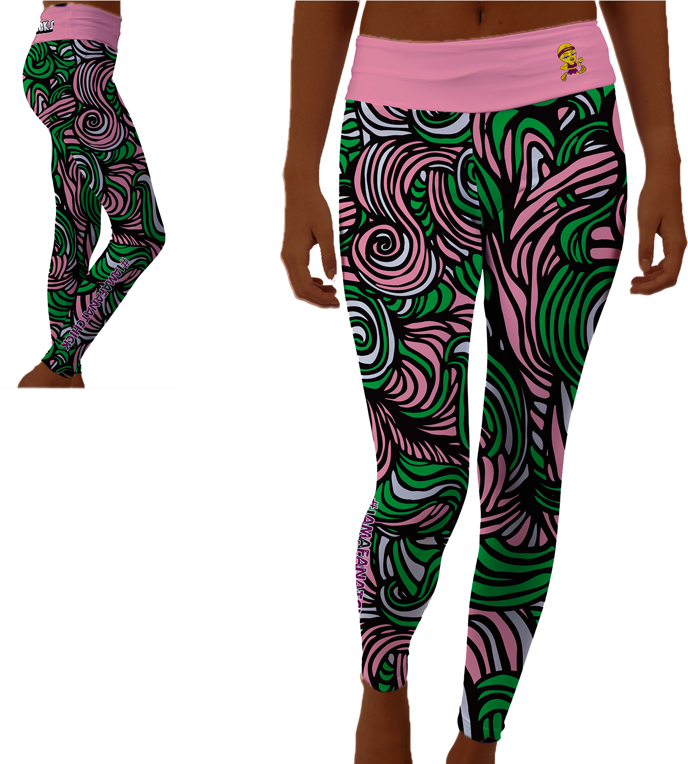 Leggings Alpha Phi Alpha Sorority - Zeta Phi Beta Works Out (1500x1500), Png Download