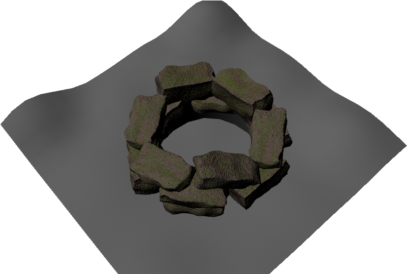 Stone Well - Scarf (960x540), Png Download