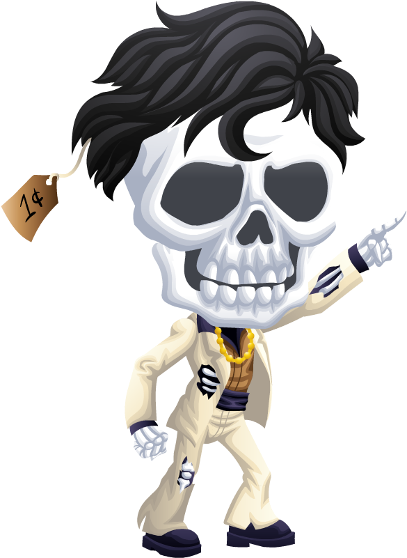 Is The Dancing Skeleton - Cartoon (600x800), Png Download