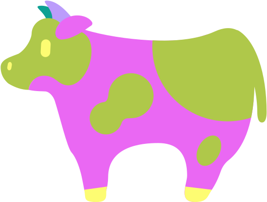 U 1 F 404 Cow - Cattle (568x568), Png Download