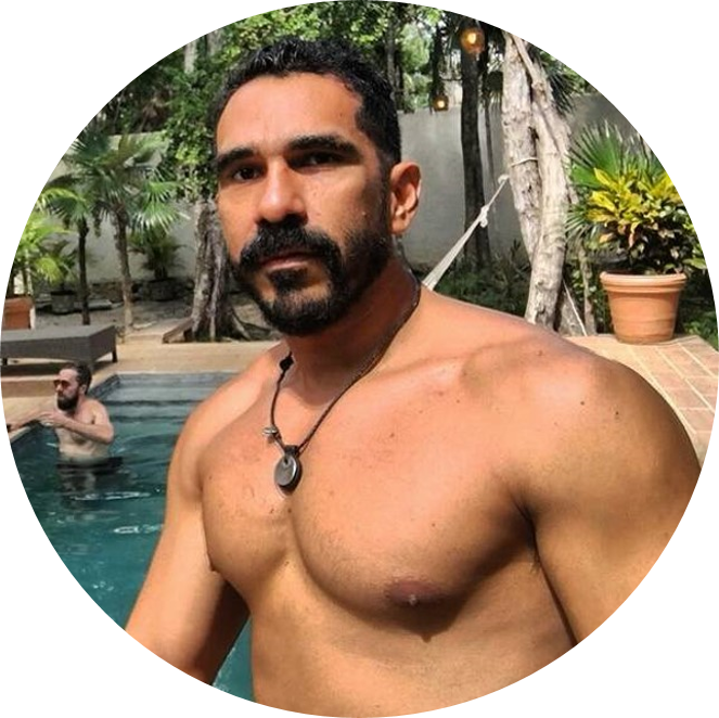 By David - Barechested (663x662), Png Download