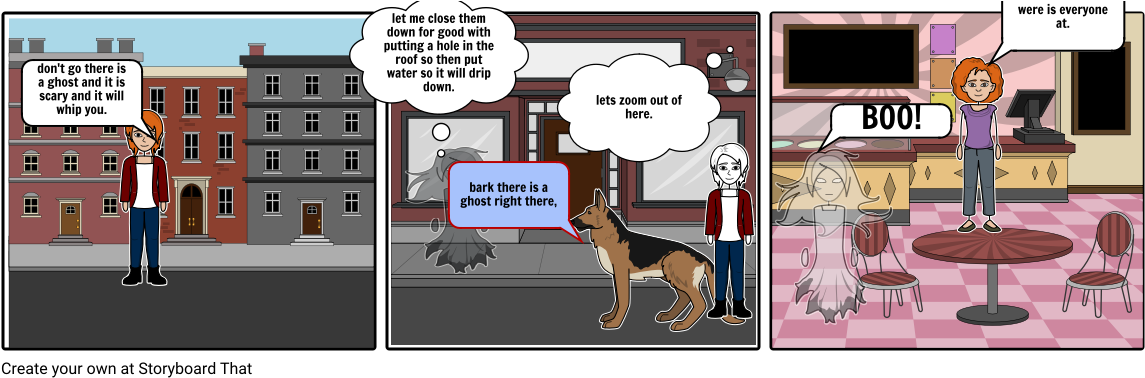 Ghost Town - Cartoon (1164x385), Png Download