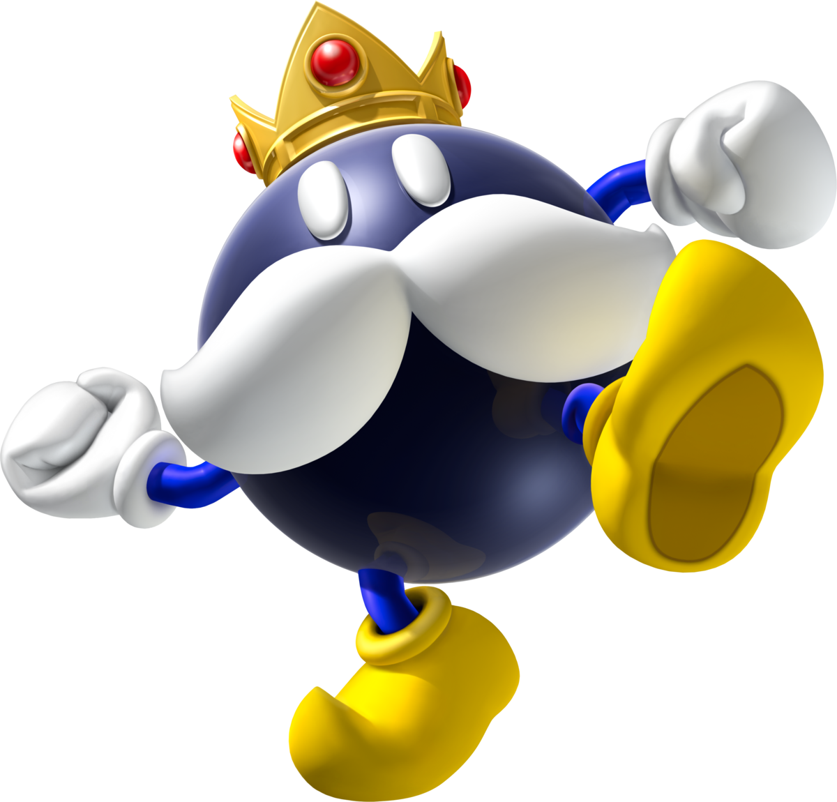 King Bob Omb (1000x1000), Png Download