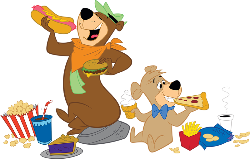 Off-season Or Dry Camping - Yogi Bear (800x510), Png Download