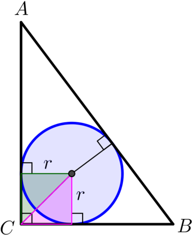 The Pink Triangle Is Congruent To The Green Triangle - Triangle (599x614), Png Download