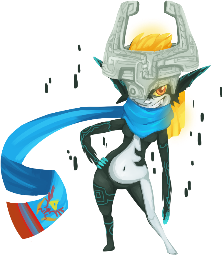 Midna Is Back - Cartoon (810x901), Png Download