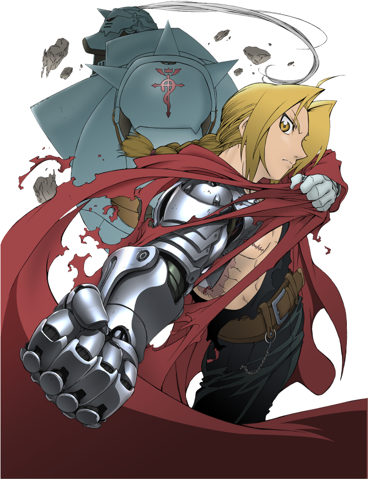 Otaku Paradise - Fullmetal Alchemist Edward And Alphonse (731x1023), Png Download