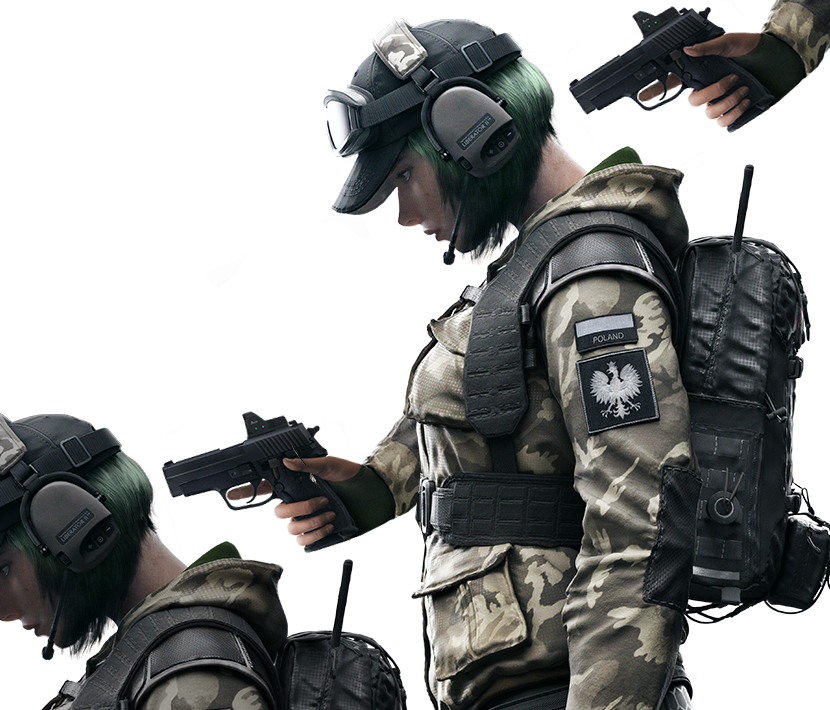 4 Jan - Ela Rainbow Six Siege (830x710), Png Download