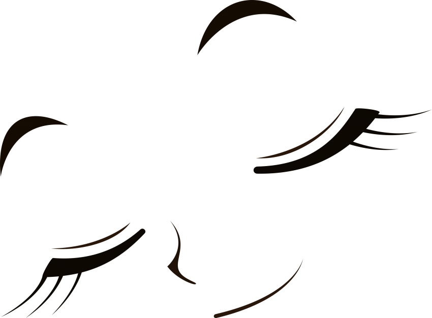 Free Png Download Closed Eyes Png Images Background - Closed Anime Eyes Png (850x626), Png Download