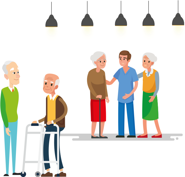 Light Particularly Affects The Sleep Of Elderly People - Illustration (809x614), Png Download