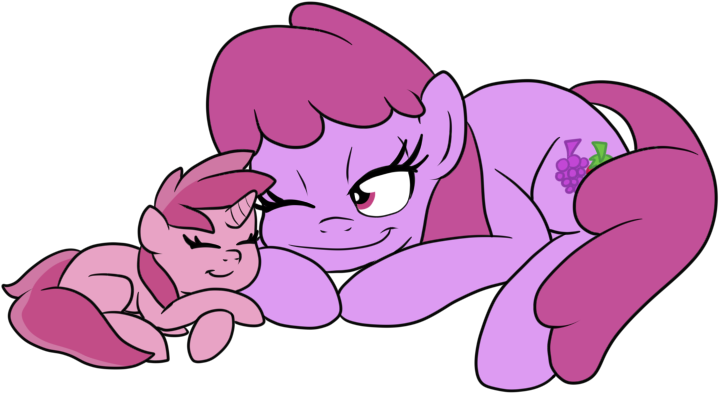 Bennimarru, Berry Punch, Berryshine, Eyes Closed, Female, - Cartoon (738x452), Png Download