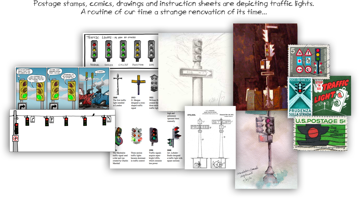 It Had Two Colors, Red And Green, And A Buzzer, Based - Traffic Light Sketch (1372x759), Png Download