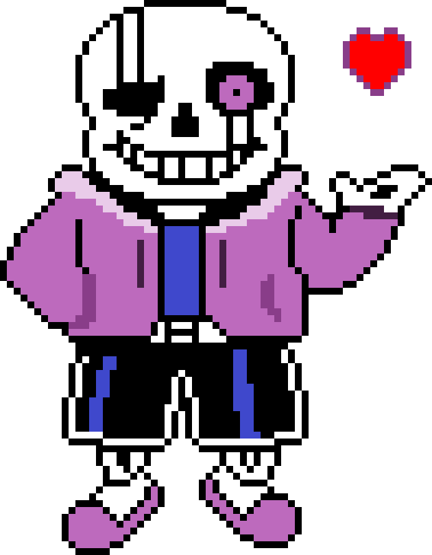 Steggiundertalefan - Undertale Sans Sprite (630x810), Png Download
