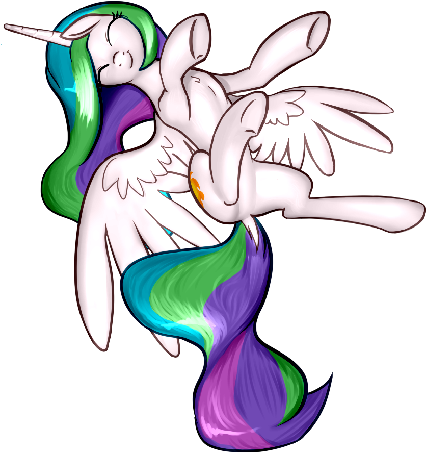 Nadnerbd, Cute, Cutelestia, Eyes Closed, Flying, Happy, - Illustration (836x888), Png Download