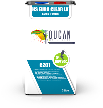1 Hs Euro Clear Lv - Toucan Clear Coat (600x600), Png Download