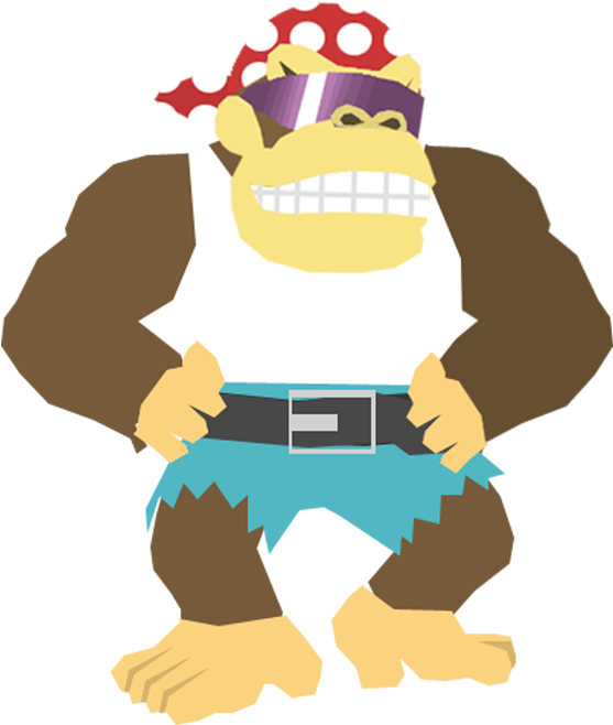 Mario Kart Wii Ist Ein Rennspiel Der Mario Kartreihe - Funky Kong Png (800x800), Png Download