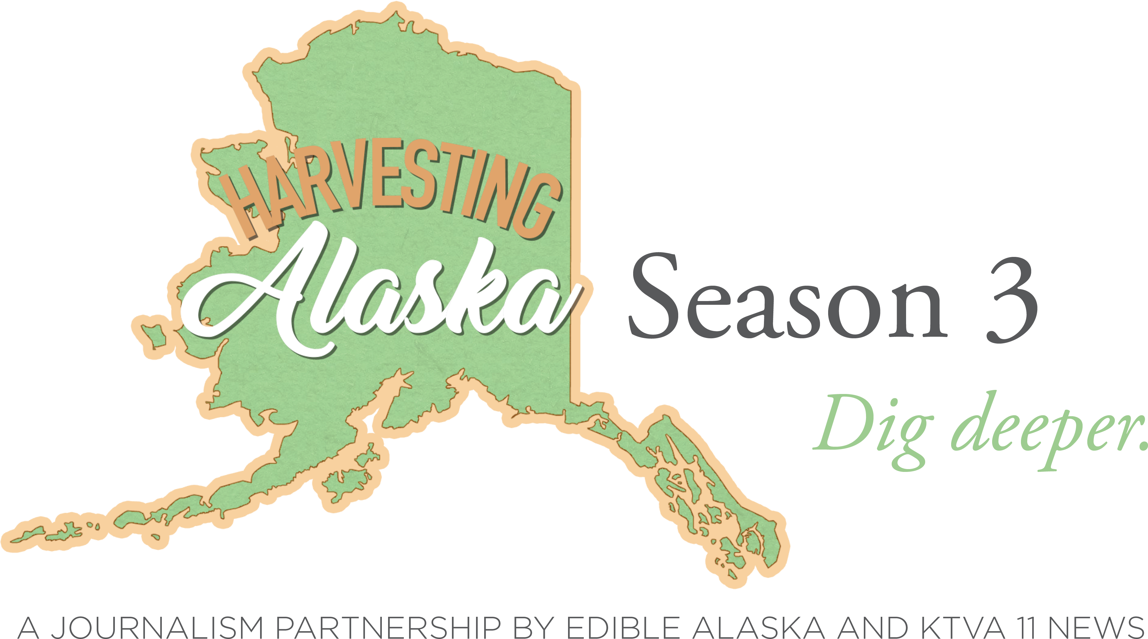 Harvesting Alaska - Calligraphy (3729x2179), Png Download