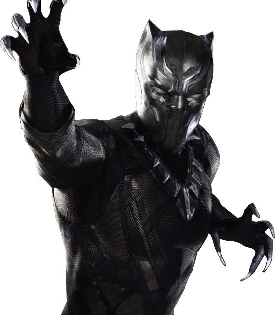 Share This - - Black Panther And Blade (560x640), Png Download
