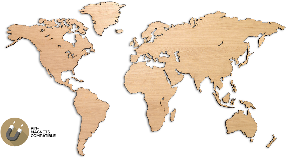 Mapawall Oak Without Borders Without Oil S M 2 - Soviet Union South America (1000x556), Png Download