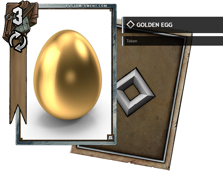 Loosey Goosey And The Golden Egg - Geralt Yrden (820x640), Png Download