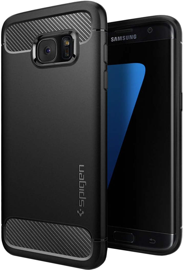 Spigen Rugged Armor Hard Case For Samsung Galaxy S7 - Spigen Rugged Armor Note 7 (1200x1200), Png Download