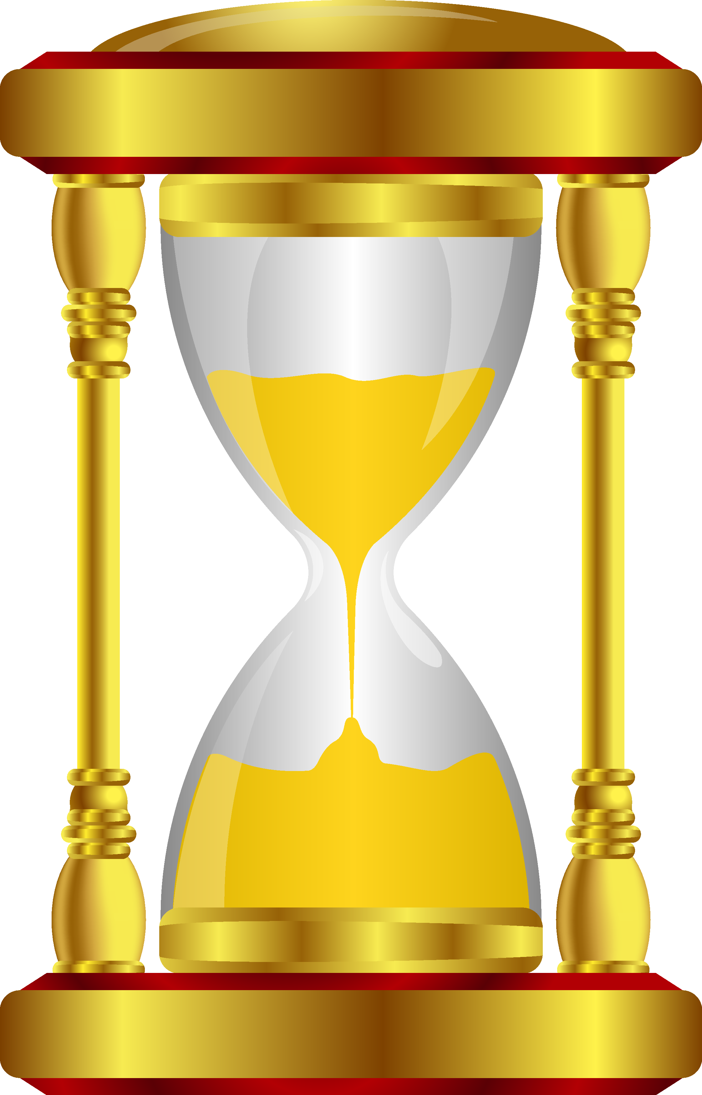 Clipart Library Stock Hourglass Clipart Empty - Clip Art Hour Glass (2244x3498), Png Download