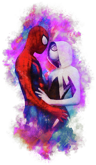Click And Drag To Re-position The Image, If Desired - Spider Gwen Paintings (466x700), Png Download