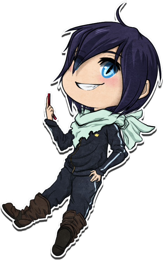 Noragami Yato Chibi Png (598x924), Png Download