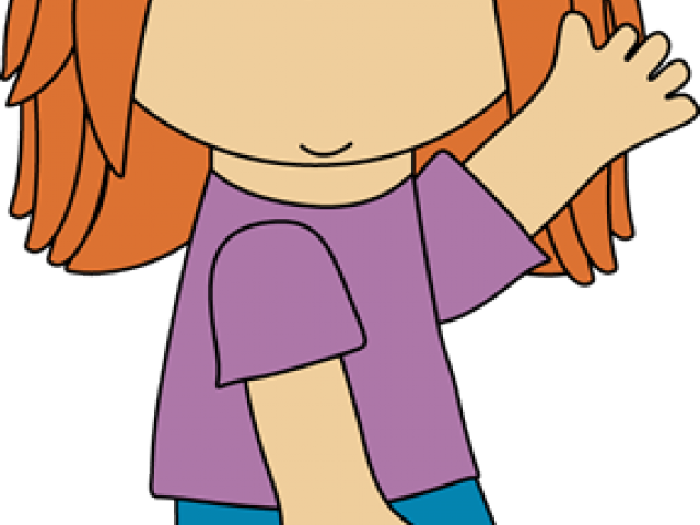 Little Girl Clipart Walking - Clip Art (640x480), Png Download