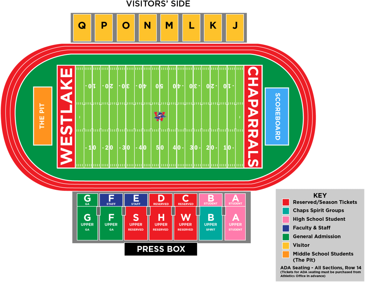 View Stadium Rules And Regulations - Westlake Chaparral Stadium Austin Tx (1200x920), Png Download