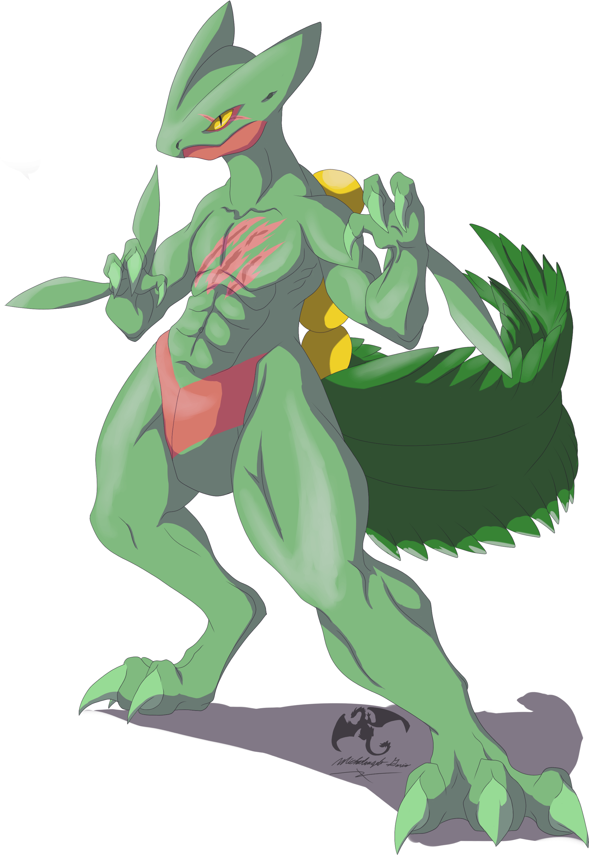 Derevozelenylist - Cartoon (2400x3450), Png Download