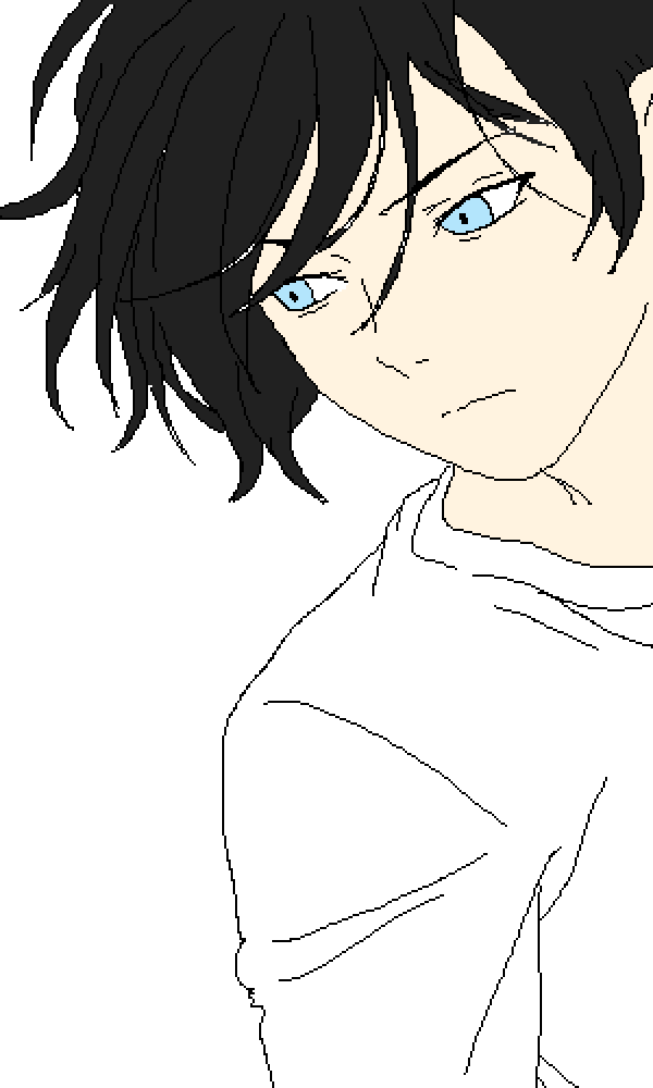 I Colored Yato - Cartoon (600x1000), Png Download