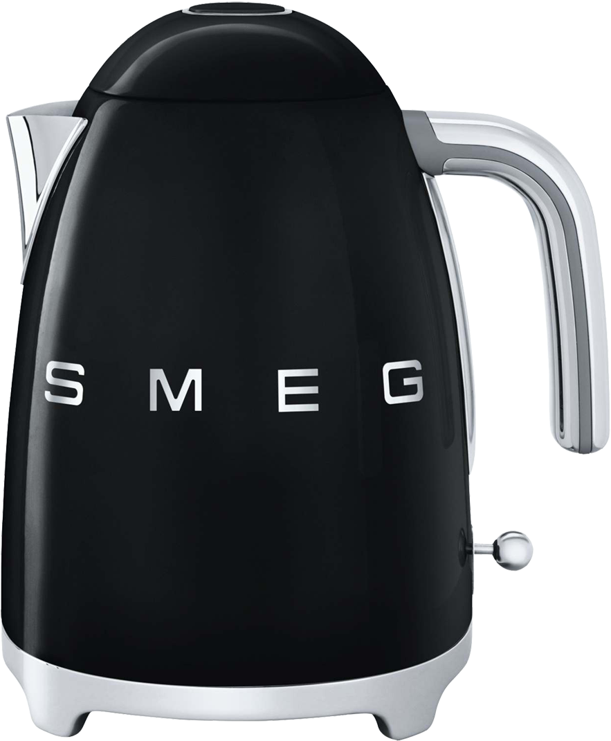 Smeg Kettle Klf01blsa - Smeg Black Kettle (1040x1200), Png Download