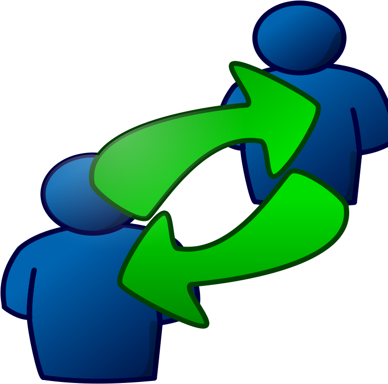 Bitcoin Is Not Antisocial - Peer To Peer Clipart (800x800), Png Download