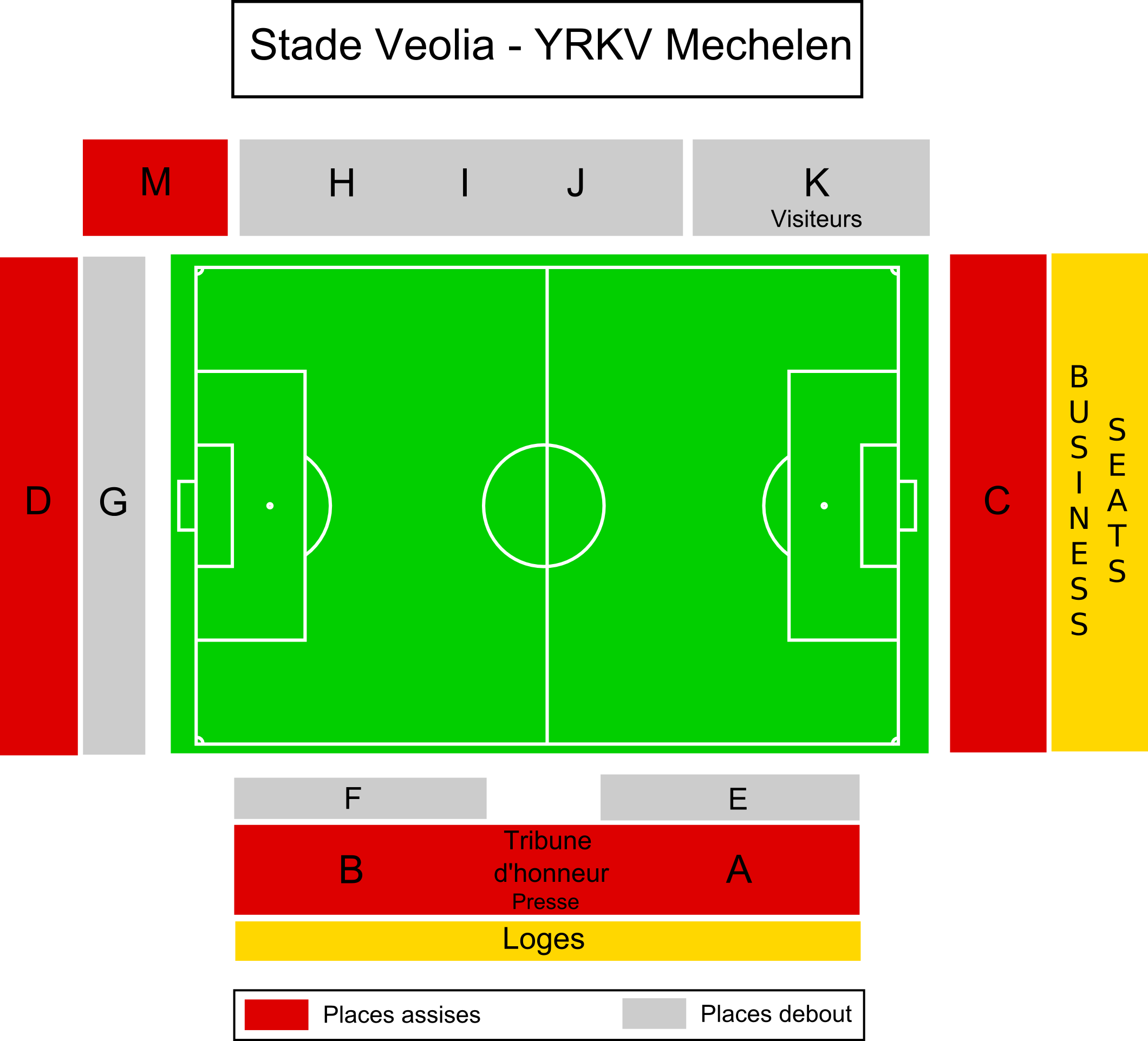 Kv Mechelen Stadium Plan - Stadium Plan (2120x1923), Png Download