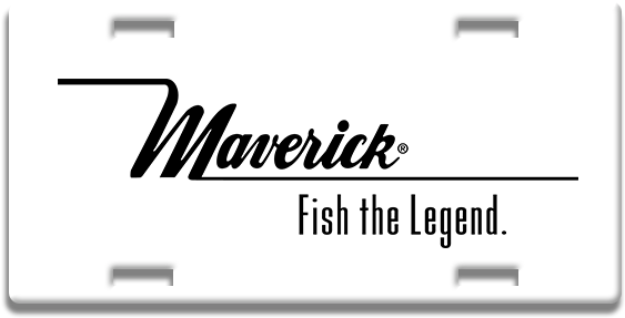 Maverick Aluminum License Plate - Maverick Boats (600x800), Png Download