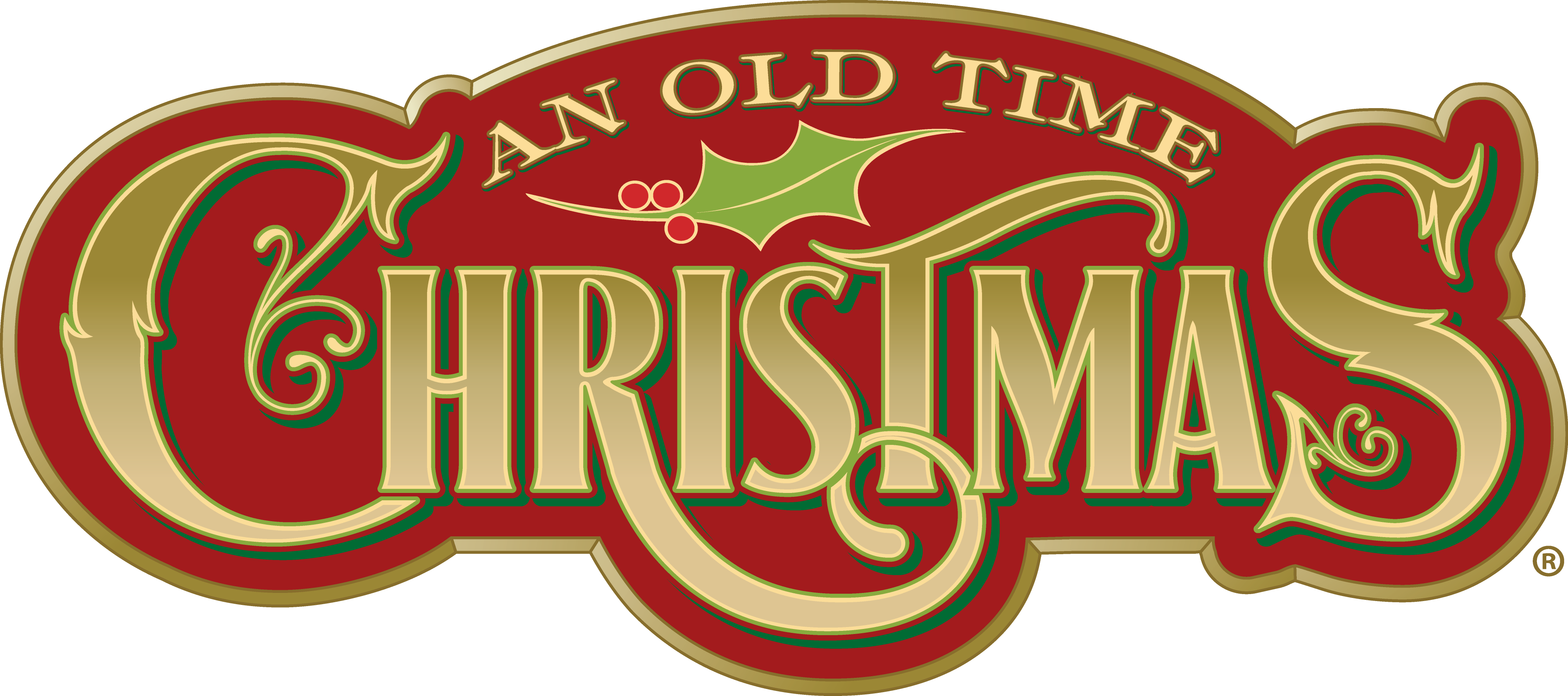 Sdc2017 Anoldtimechristmas Logo Red R - Label (4046x1796), Png Download